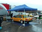 De Volvo onder de tent